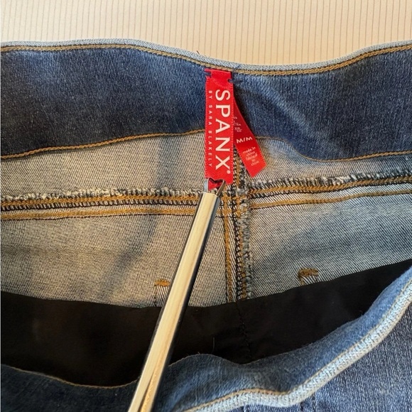 Spanx Jeans Womens Euro38-40 Pull On Skinny Stretch Shaping Jeggings Denim Pants - Picture 5 of 6